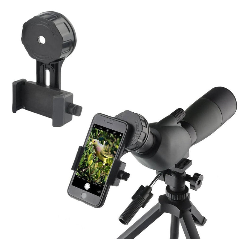 Gosky Telescope Phone Photo Adapter Universal Quick Aligned Cell Phone Digiscoping Adaptor Mount - Compatible with Binoculars Monocular Spotting Scope, Fit Almost All Brands of Smartphones