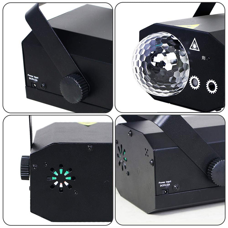 Party Lights, Disco Ball Lights TONGK Dj Disco Lights, LED Stage Light Projector Strobe Lights Sound Activated with Remote Control for Xmas Club Bar Parties Holiday Dance Christmas Birthday Wedding