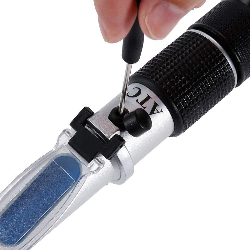 Logic Box Sucrose Refractometer for Honey Moisture, Brix and Baume, 3-in-1 Uses, 58-92% Brix Tester with ATC, Ideal for high Sugar Maple Syrup, and Molasses, Malt,Bee Keeping Supplies