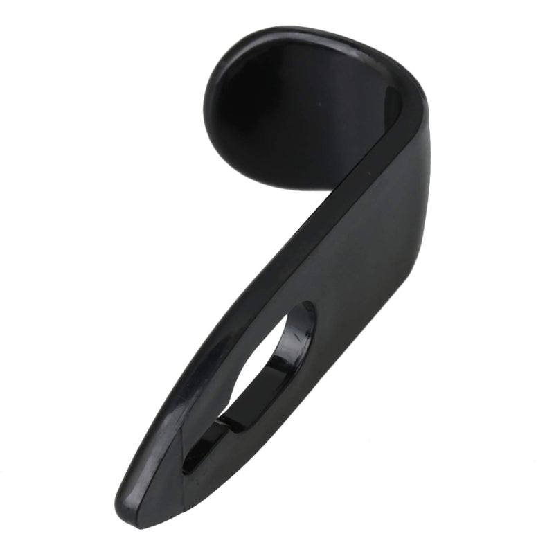 lovermusic lovermusic Black Plastic Saxophone Thumb Hook Rest Support with Washer and Screw