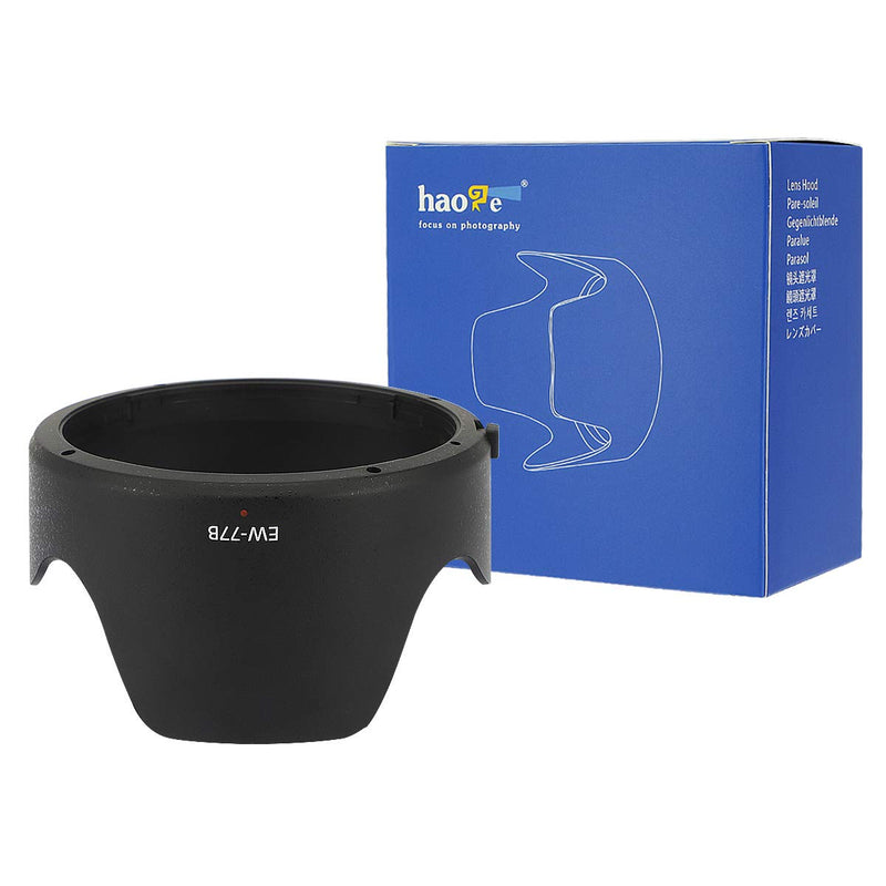Haoge Bayonet Lens Hood for Canon EF 35mm f/1.4L II USM Replaces Canon EW-77B