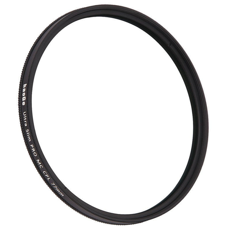 Haoge 77mm MC CPL Multicoated Circular Polarizer Polarizing Lens Filter for Canon 70-200mm f/2.8L, 17-40mm f4L, 100-400mm f/4.5-5.6L, 24-105mm f/3.5-5.6, 24-105mm f/4L is, 24-70mm f/4L Lens