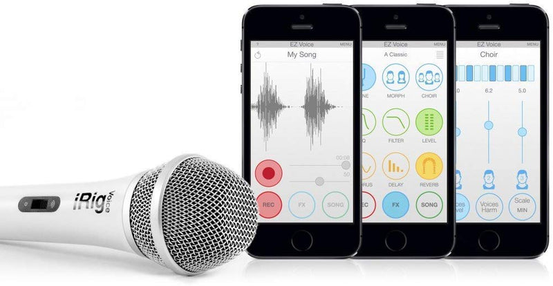 iRig Voice. Handheld microphone for iPhone/iPad/Android White