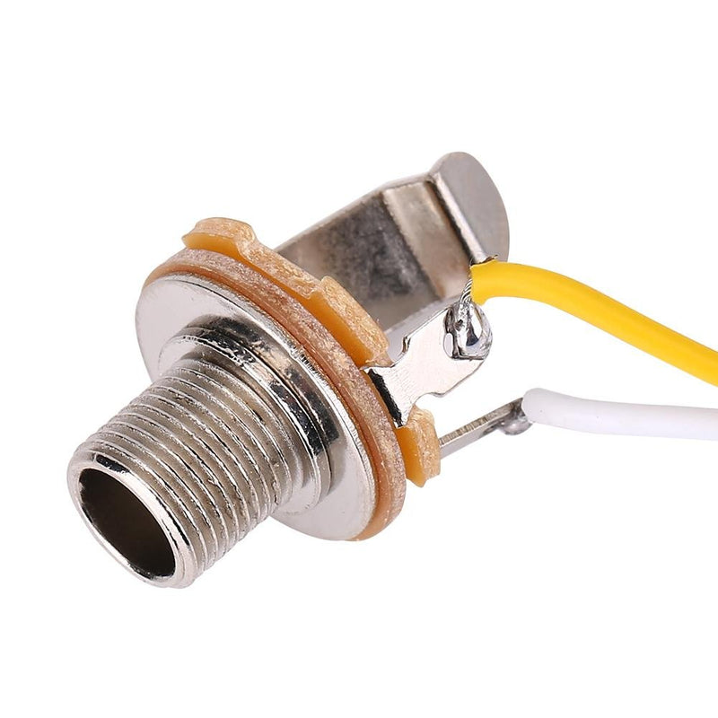 Guitar Wiring Hareness Kits, Electric Guitar Wiring Harness Kit Replacement Guitar Wiring Hareness 500K Pots Control Knobs 3-Way Switch with Jack Wiring Harness Kit for JB Electirc Guitar Bass