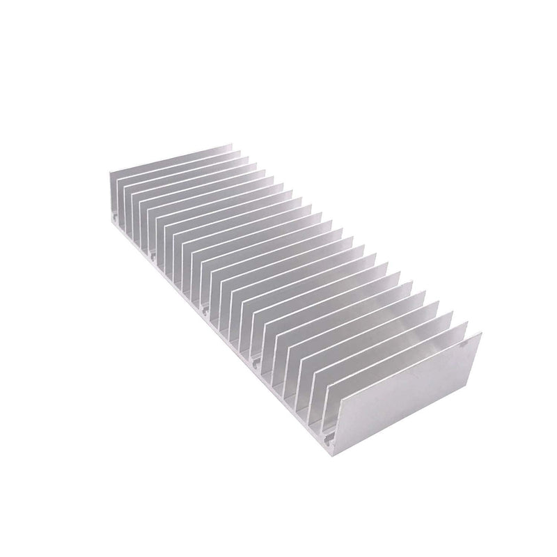 Awxlumv Aluminum Heatsink 60 x150 x 25 mm / 2.36x 5.91x 0.98 Inch Radiator for Circuit Board PCB Heat Sinks Led Cooling Cooler Amplifier Transistor Semiconductor Devices with 24 pcs Fins - Sliver