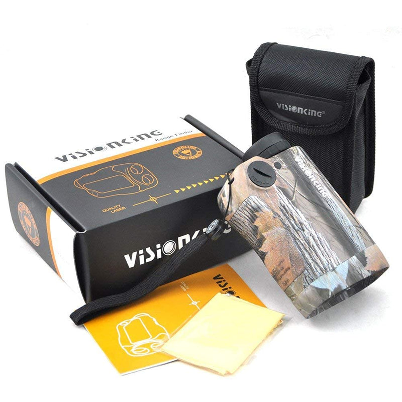 Visionking 6x25 Rangefinder 650Y(600m) Laser Range Finder Hunting Golf Camo