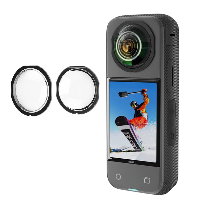 [AUSTRALIA] - LICHIFIT Panoramic Lens Protector Cover Adhesive Lens Cap for Insta360 X3 Camera Sticky Lens Guards Accessories 