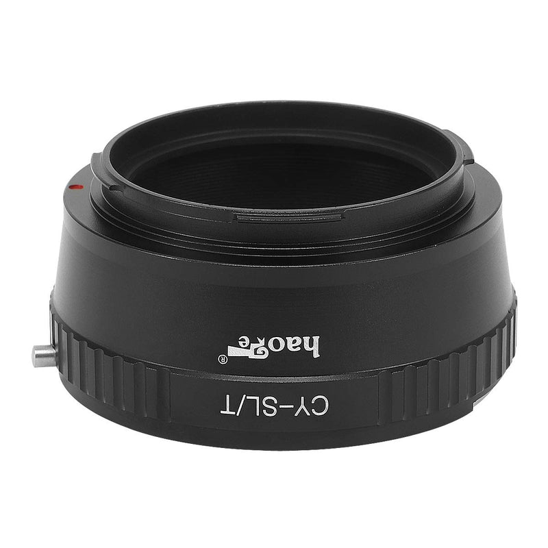 Haoge Manual Lens Mount Adapter for Contax/Yashica C/Y CY Lens to Leica L Mount Camera Such as T, Typ 701, Typ701, TL, TL2, CL (2017), SL, Typ 601, Typ601, Panasonic S1 / S1R