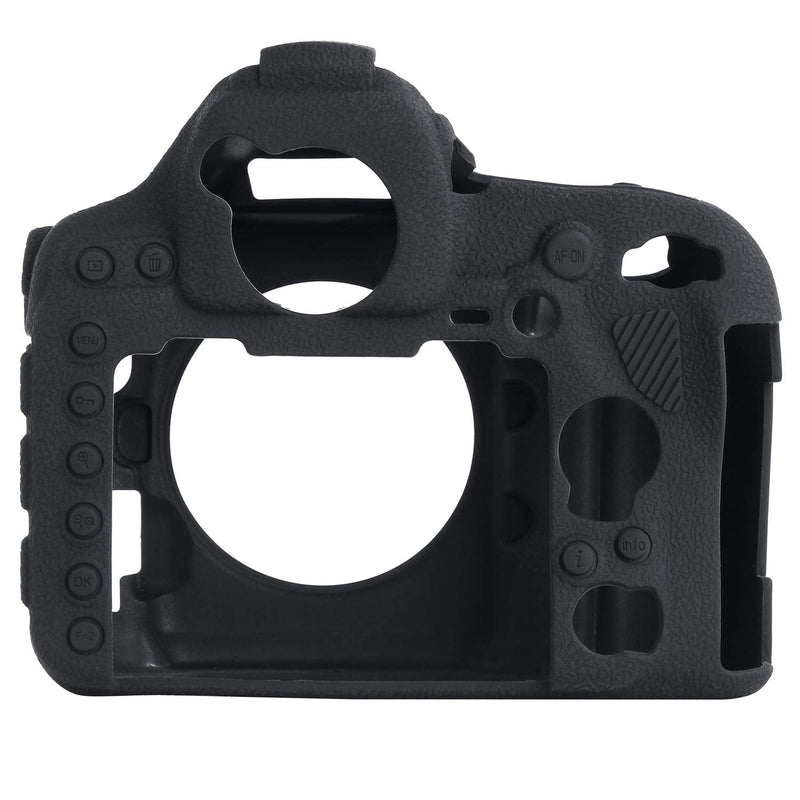 Easy Hood Camera Case for Nikon D850 Soft Silicone Rubber Camera Protective Body Case Skin for Nikon D850 Camera Bag Protector Cover (Black) Black