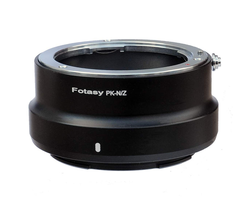 Fotasy PK Lens to Nikon Z Mount Adapter, Pentax K Mount to Nikon Z Mount Adapter, PK Z Mount, fits Pentax PK Lens & Nikon Z Mirrorless Camera Z5 Z50 Z6 Z7 Z6 II Z7 II PK - Nikon Z