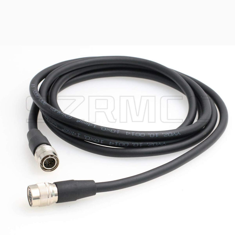 SZRMCC Hirose 10 Pin Male to 10 Pin Female High Flex Cable for Panasonic RCP OCP ROP Remote Control (2m) 2m