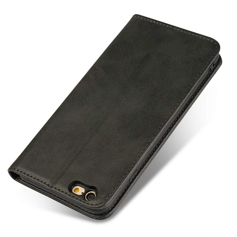 SunYoo for iPhone 6 Plus /6s Plus Case,Cowhide Pattern Leather Magnetic Book Wallet Case Stand Holder Flip Cover with Card Slots/Cash Compartment for iPhone 6 Plus/6s Plus(5.5")-Black iPhone 6 Plus / 6s Plus iPhone 6 Plus/iPhone 6s Plus--Black