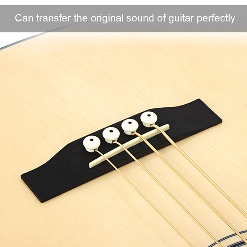 4 Strings Bass Bridge, Rosewood Bridge Saddle and Pins for 4-String Folk Acoustic Bass Accessory Parts