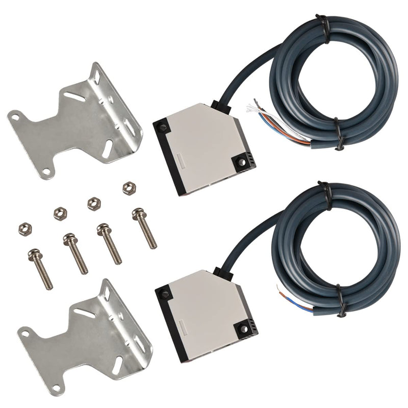 Heschen Photoelectric Sensor Switch E3JK-5DM2-5L DC12-24V Bijection Type Detection Distance 5 Meter