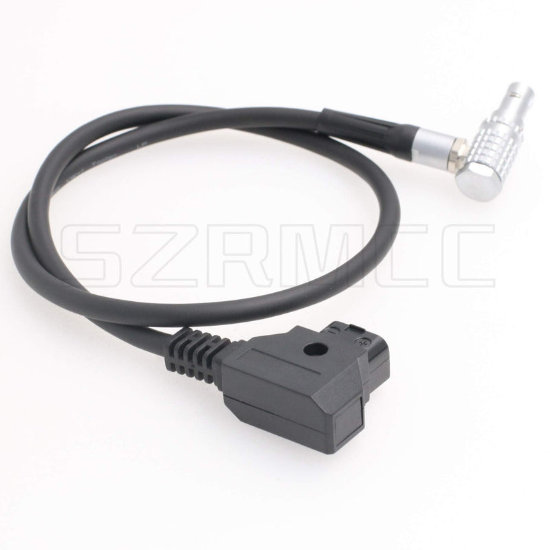 SZRMCC D tap to 0B 2 Pin Power Cable for SmallHD 503 703 Teradek Bolt 300 500 600 (Right Angle, 50cm) Right Angle