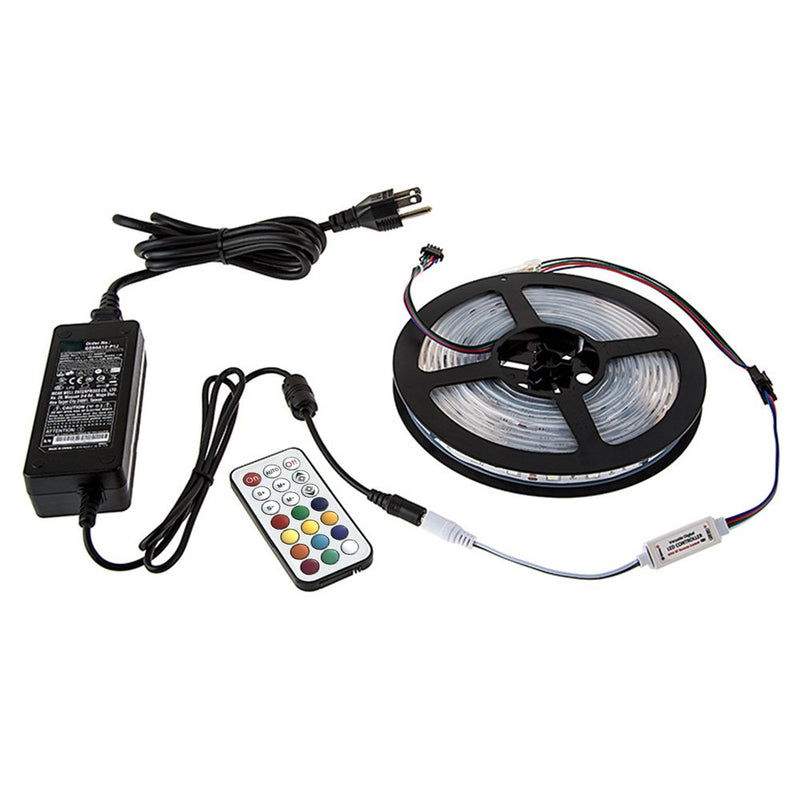 [AUSTRALIA] - Dream Color LED Light Strips Kit 16.4 Ft SMD 5050 Addressable Pixel UCS1903 RGB Waterproof IP67 Flexible Light Strip with Remote Control and DC12V Power Supply for DIY Lighting and Outdoor Lighting 