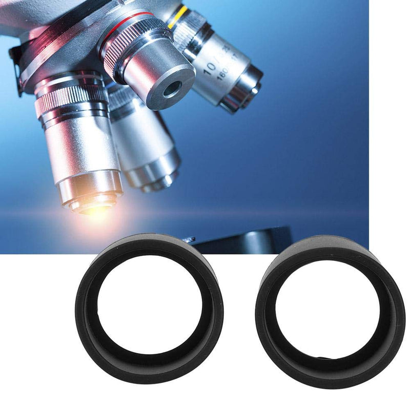 Oumefar Eyepiece Guard 2Pcs Rubber Eyepiece Cover Protector Eyeshields Telescope Protector with 36mm Diameter for Stereo Microscope (KPH1 Bevel) KP-H1 bevel