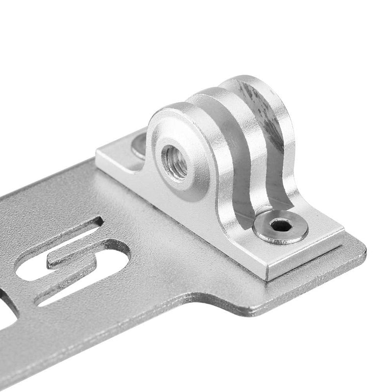 Motorcycle Front Left Camera Support Bracket Go Pro Side Camera Bracket Stand for R1200gs Lc R1200gs Lc Adv(Silver) Silver