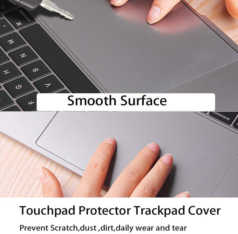 Lapogy [2 PCS]TrackPad Protector for 2020 MacBook Pro 13 inch Track pad Cover & Protective Film Skin Laptop Accessories for MacBook Pro 13.3 inch with Touch Bar Touch ID Model A2338/A2251/A2289,Clear