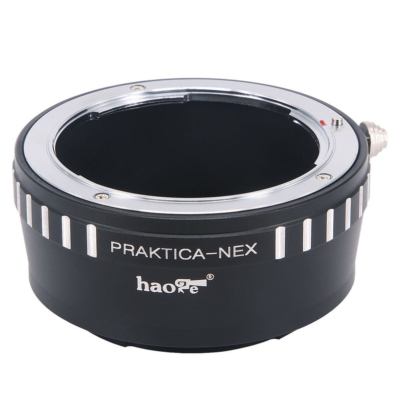 Haoge Manual Lens Mount Adapter for Praktica B PB mount Lens to Sony E mount NEX Camera as a3000 a3500 a5000 a5100 a6000 a6400 a6500 A7 A7R A7S A7II A7RII A7SII A7III A7RIII A9 VG20 VG30 FS700 FS7 FS5