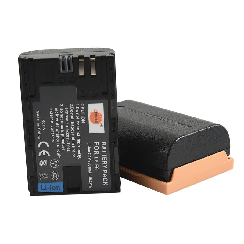 [AUSTRALIA] - DSTE Replacement for Pro BG-E6 BGE6 Vertical Battery Grip + 2X LP-E6 LP-E6N Compatible Canon EOS 5D Mark II 5D2 SLR Digital Camera 