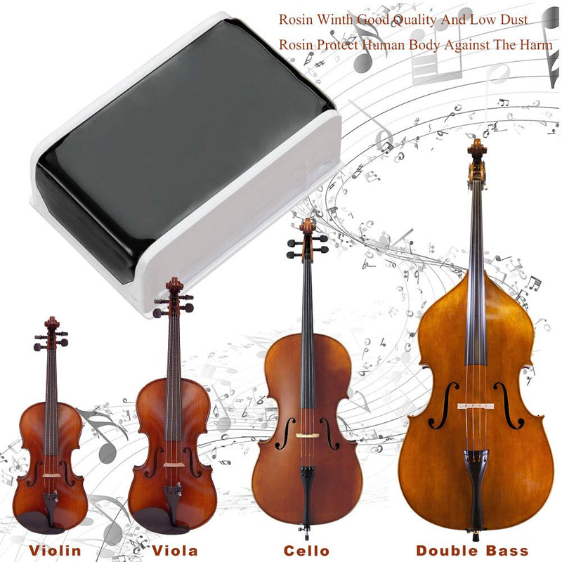 String Rosin for Violin Viola Cello bow,Natural Rosin Black and Yellow 2 pack Rosin