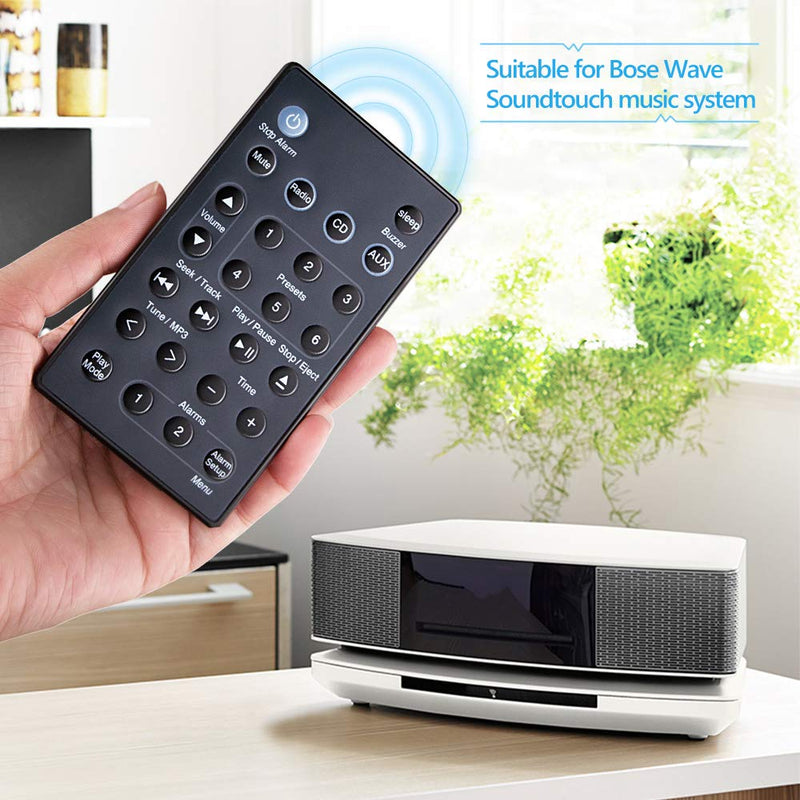 Universal Replacement Remote Control for Bose Sound Touch Wave Music Radio System-Generation The 1,2,3,4th (Batteries Excluded)(Black) Black