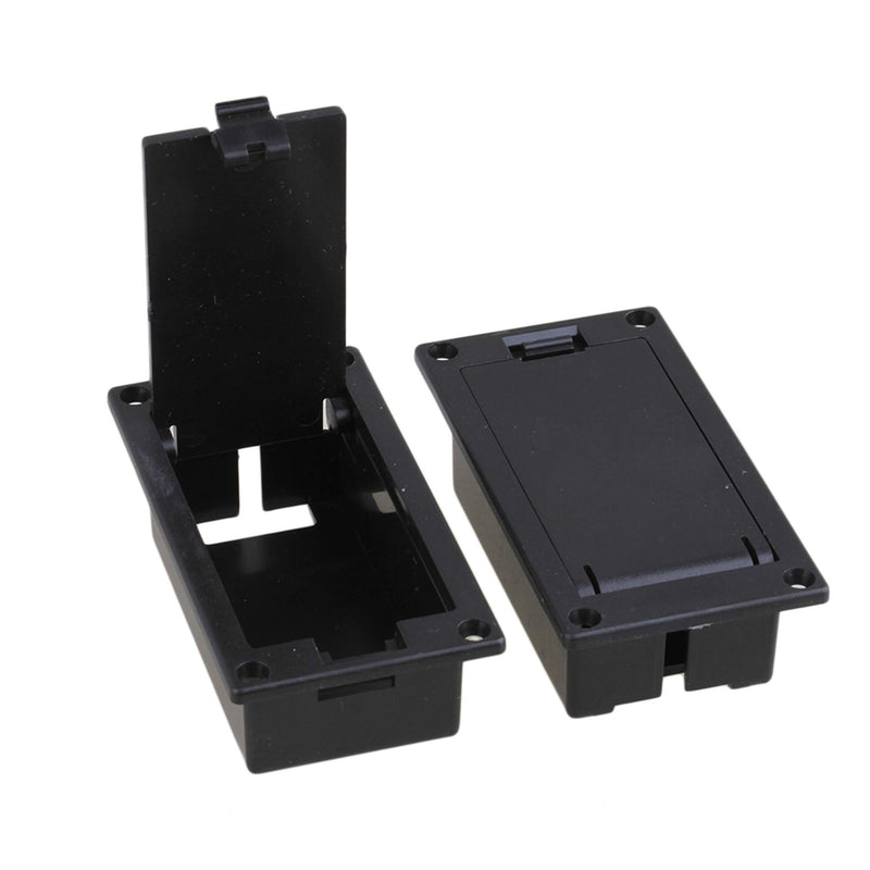 BQLZR 9v Battery Case Box Compartment Cover For Guitar Bass Pack of 2