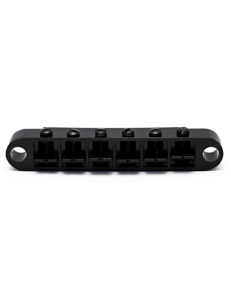 Metallor Tune-O-Matic Electric Guitar Bridge for SG Les Paul LP Style Guitar Parts Replacement. (Black) Black