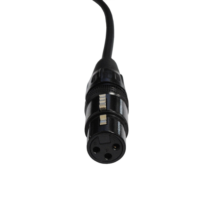 [AUSTRALIA] - Audio 2000s E07112P2 1/4" TS to XLR Female 12 Ft Microphone Cable (2 Pack) 