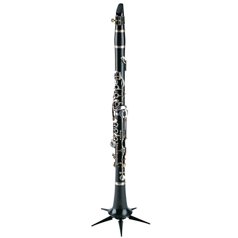 K&M - König & Meyer 15228.000.55 Clarinet In-Bell Portable Stand -  Lightweight with 5 Leg Folding Base - Fits A and B Clarinets - Stable Secure Base -  Professional Grade - Made in Germany - Black