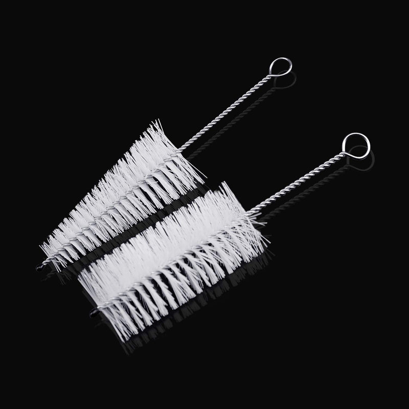 NATEE Trumpet Cleaning Kit, Set of 3 Trumpet Brushes Set, Cleaning Brush Set Mouthpiece Brush Valve Brush Flexible Brush Musical Instrument Maintenance Care Accessory