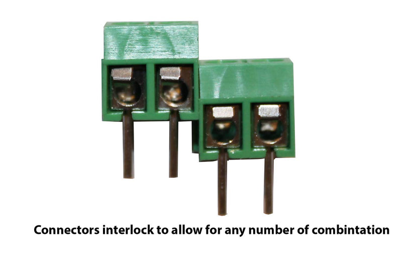 Screw Terminal Block Kit 5mm Pitch 2, 3, 4 Pole (40 pcs) by QSU