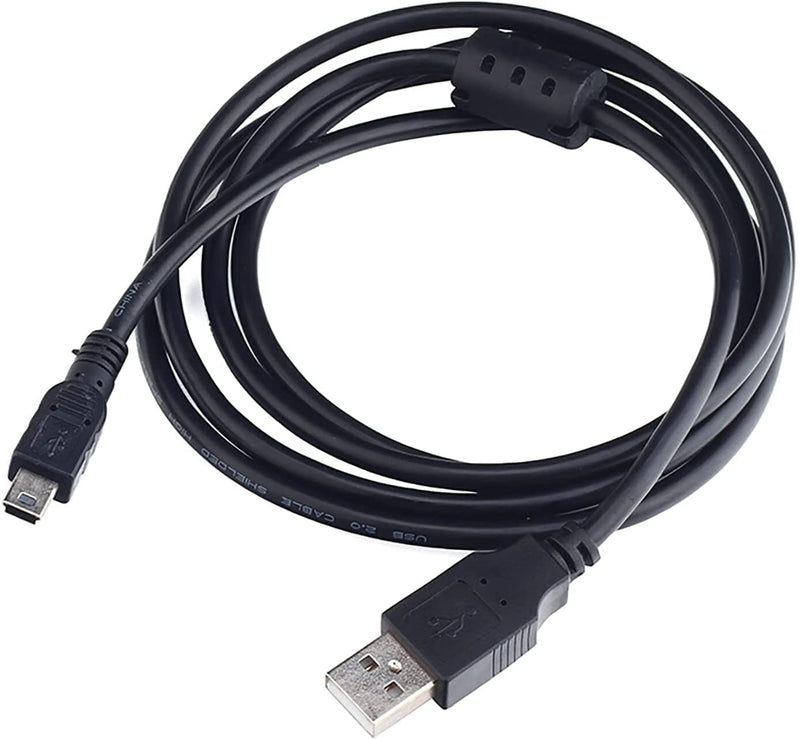 [AUSTRALIA] - UC-E4 Power Cable Replacement USB Cable Data Synchronization Cable Compatible with Nikon D3100 D3100S D3X D40 D40X D50 D60 D70 D100 D700 D40X D300 UC-E15 Digital SLR Camera（1.5M/Black） 4.9FT 