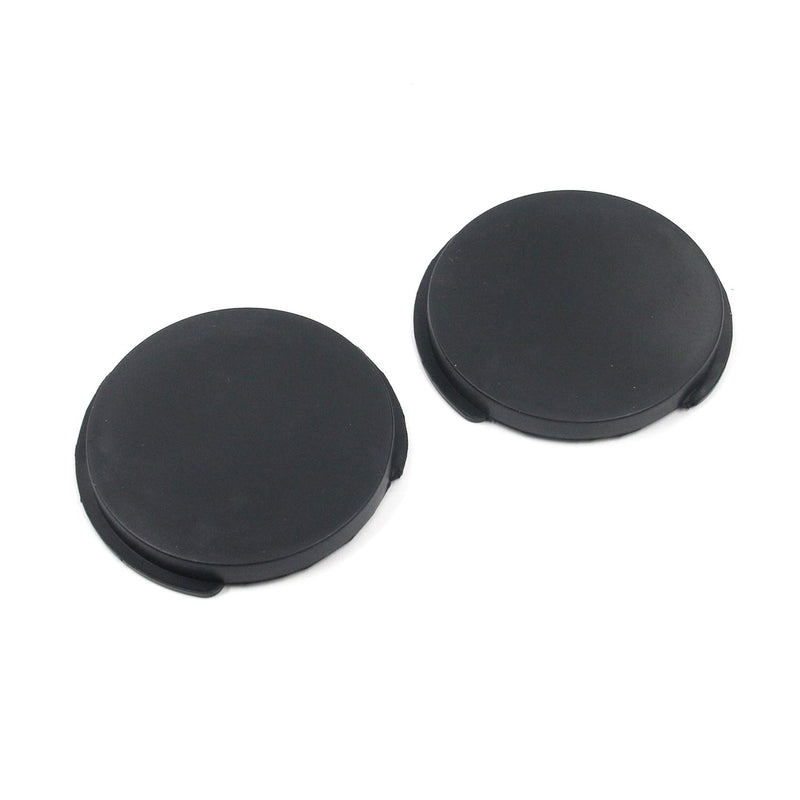 Geesatis 2 PCS Sound Hole Cover Dia. 3.2 inch Soft Rubber Feedback Reducer Acoustic Guitar Soundhole Cover Buster Prevention Accessories(Black) 3.2" & Rubber Black