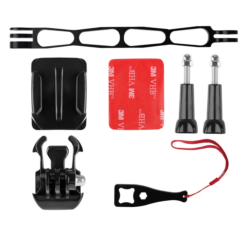 [AUSTRALIA] - Extension Arm for Gopro,Upgraded Longer Aluminum Extension Metal Pole Mount Combo 7 Packs Compatible with Gopro Hero 9 8 7 6 5, ChromLives Motorcycle/Bike Helmet Mount Extension Accessoires 