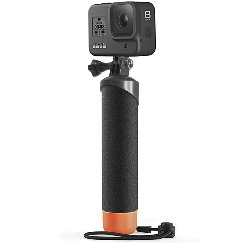 FitStill Waterproof Monopod Floating Hand Grip for Go Pro Hero 9/8/7/6/5/4/3 Session SJCAM Yi and Other Action Cameras.Snorkeling Underwater Diving Selfie Pole Stick