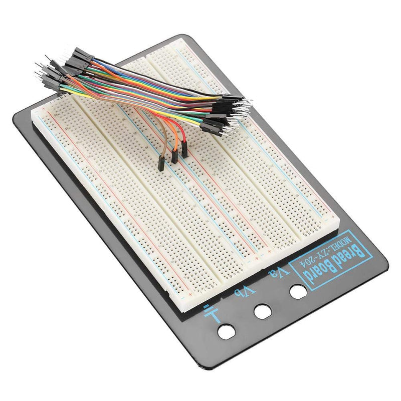 Test Breadboard，1660 Points Holes Plug-in Breadboard Solderless Breadboard Test Bed Free Solder Circuit Test for Electronic Circuit Assembly，commissioning and Training