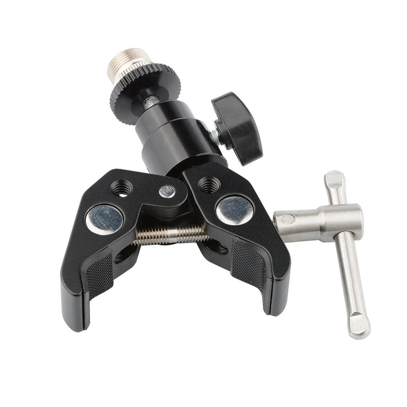 [AUSTRALIA] - CAMVATE Crab Clamp Articulated 1/4 Mini Ball Head for Microphones 