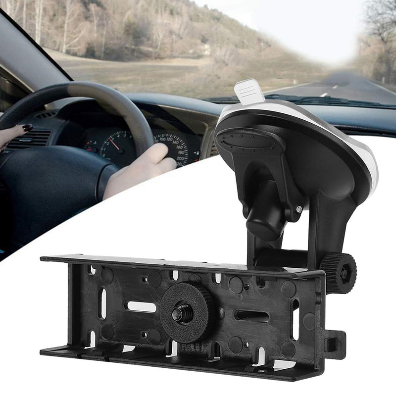 Dilwe1 Car Radio Panel Bracket, Durable ABS Adjustable and Rotatable Suction Mount Set Car Audio Mounting Kits for YAESU/FT-8800 /FT-8800R/ FT-8900