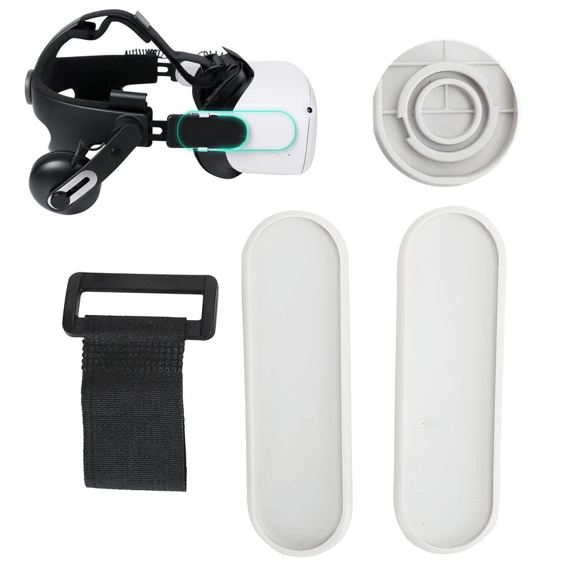 [AUSTRALIA] - Headset Connector Strap Adapter, Smart Firmly Connected VR Adapter Head Strap Virtual Reality Headstrap for Oculus Quest 2/for HTC Vive 
