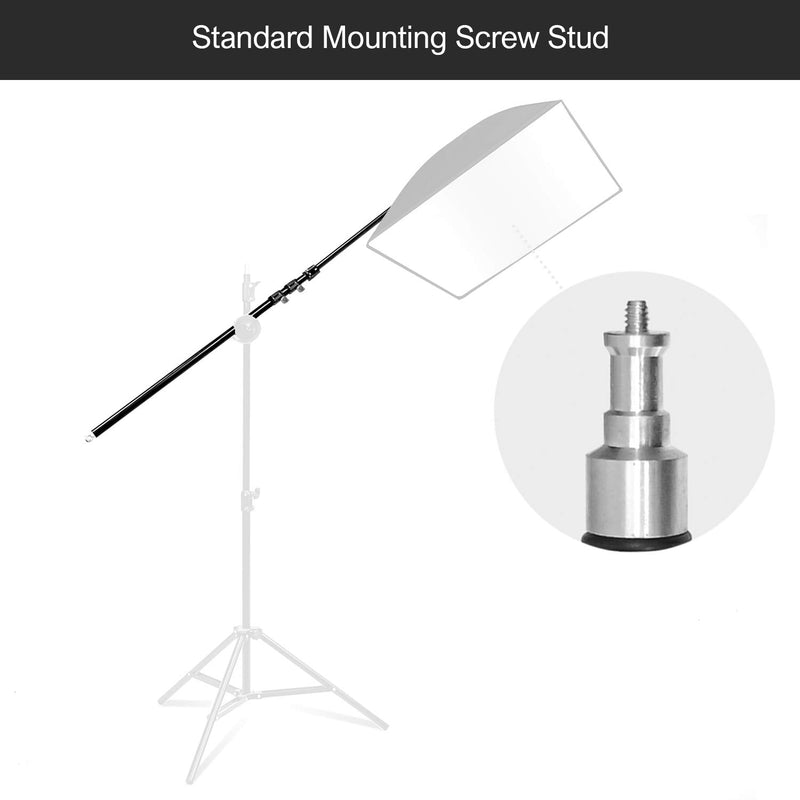 LimoStudio Photography Photo Studio 83" Extendable Boom Arm with Reflector Holder and Universal 1/4 Adapter, AGG2517