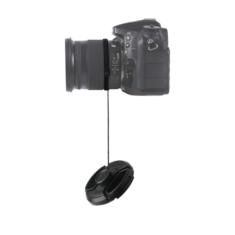 ZZJMCH 2 Pack 37mm Center Pinch Front Lens Cap Compatible with Olympus Panasonic Canon Nikon and Other Brand of Lenses with 37mm Filter Thread, Replaces Olympus LC-37B Front Lens Cap