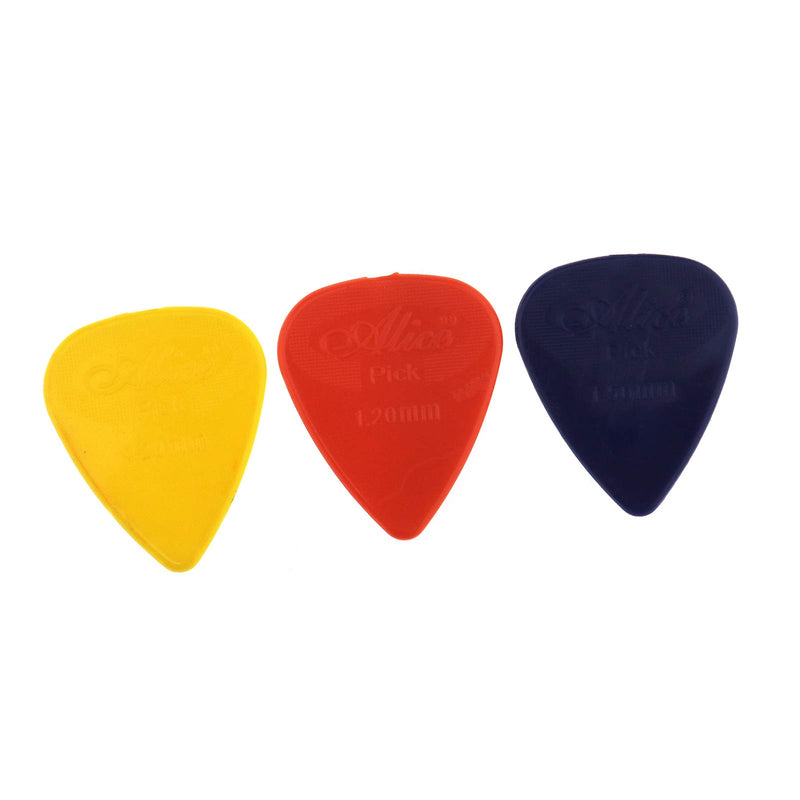 Nylon Guitar Strap Pick Holders & 3 Picks Replacement for Electric Acoustic Guitars Black