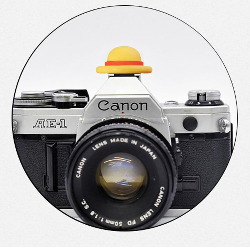 [AUSTRALIA] - Special SLR Camera Hot Shoe Boot Cover Cap,Fashionable Dustproof Hot Shoe Protector,Compatible with Fuji Canon Nikon Pentax Leical (Taix + Hat) Taix + Hat 