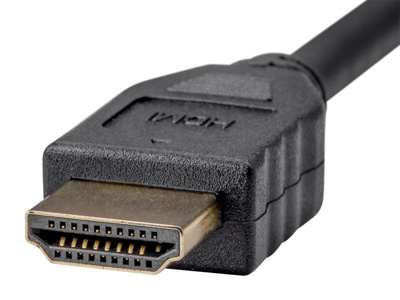 Monoprice 113777 High Speed HDMI Cable - 5 Feet - Black | No Logo, 4K @ 60Hz, HDR, 18Gbps, YUV 4:4:4, 32AWG, CL2 - Commercial Series 5ft