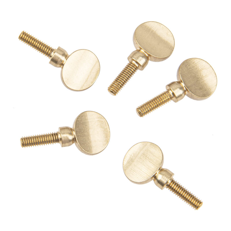 5Pcs Yootones Sax Neck Screw Tightening Screw Compatible with Saxophone Clarinet Ligatures Fixing Parts(Gold)