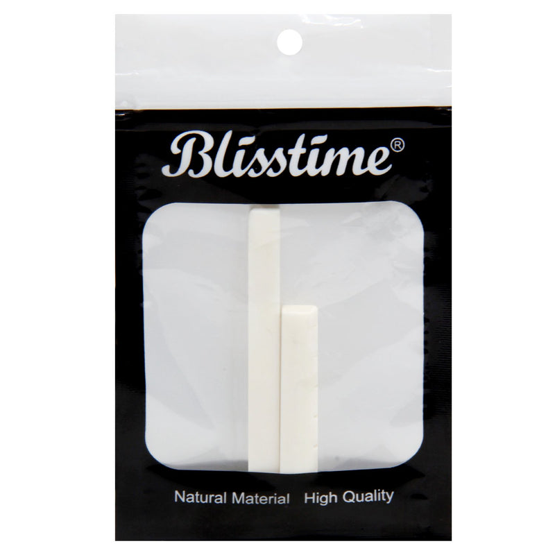 Blisstime 1 Set of Classical Guitar Buffalo Bone Saddle and Nut Premium Quality
