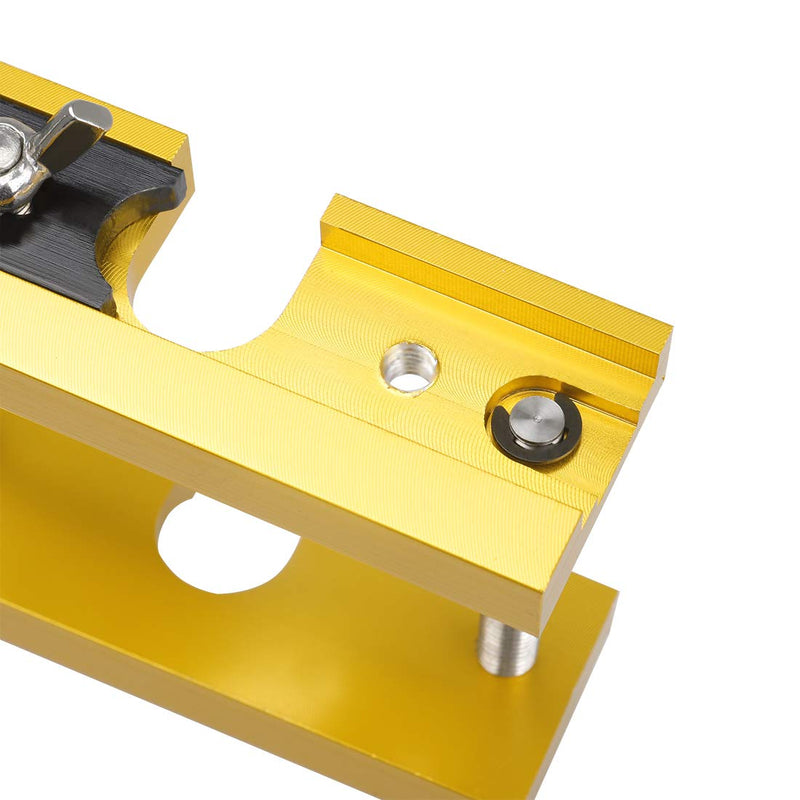 Alnicov Adjustable Mouthpiece Puller Tool Remover Holder Tools for Brass-Wind Instruments(Yellow)