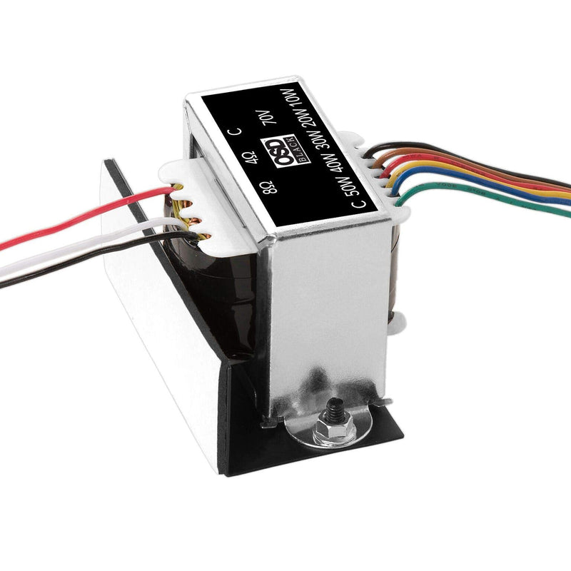 OSD Black 70V Commercial Distribution in-Line Matching Indoor Transformer (50W) 50W